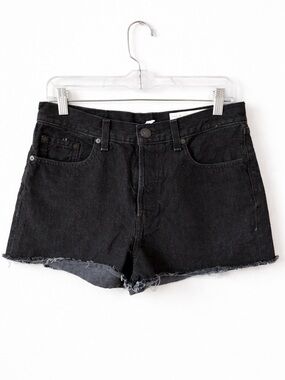 rag & bone Maya High-Rise Denim Shorts Cut Off